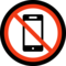 No Mobile Phones emoji on Microsoft